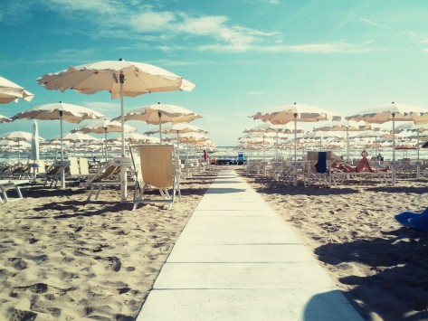 Il percorso per andare in spiaggia M48